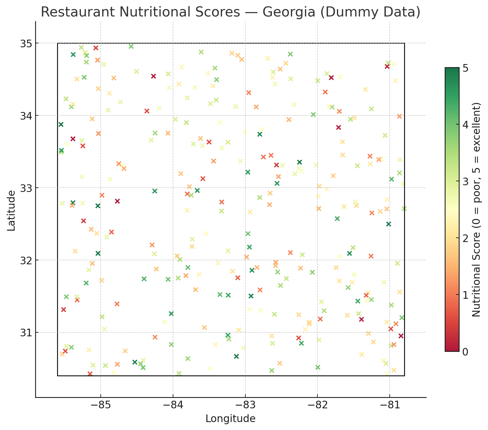 Nutritional Food Desert Map
