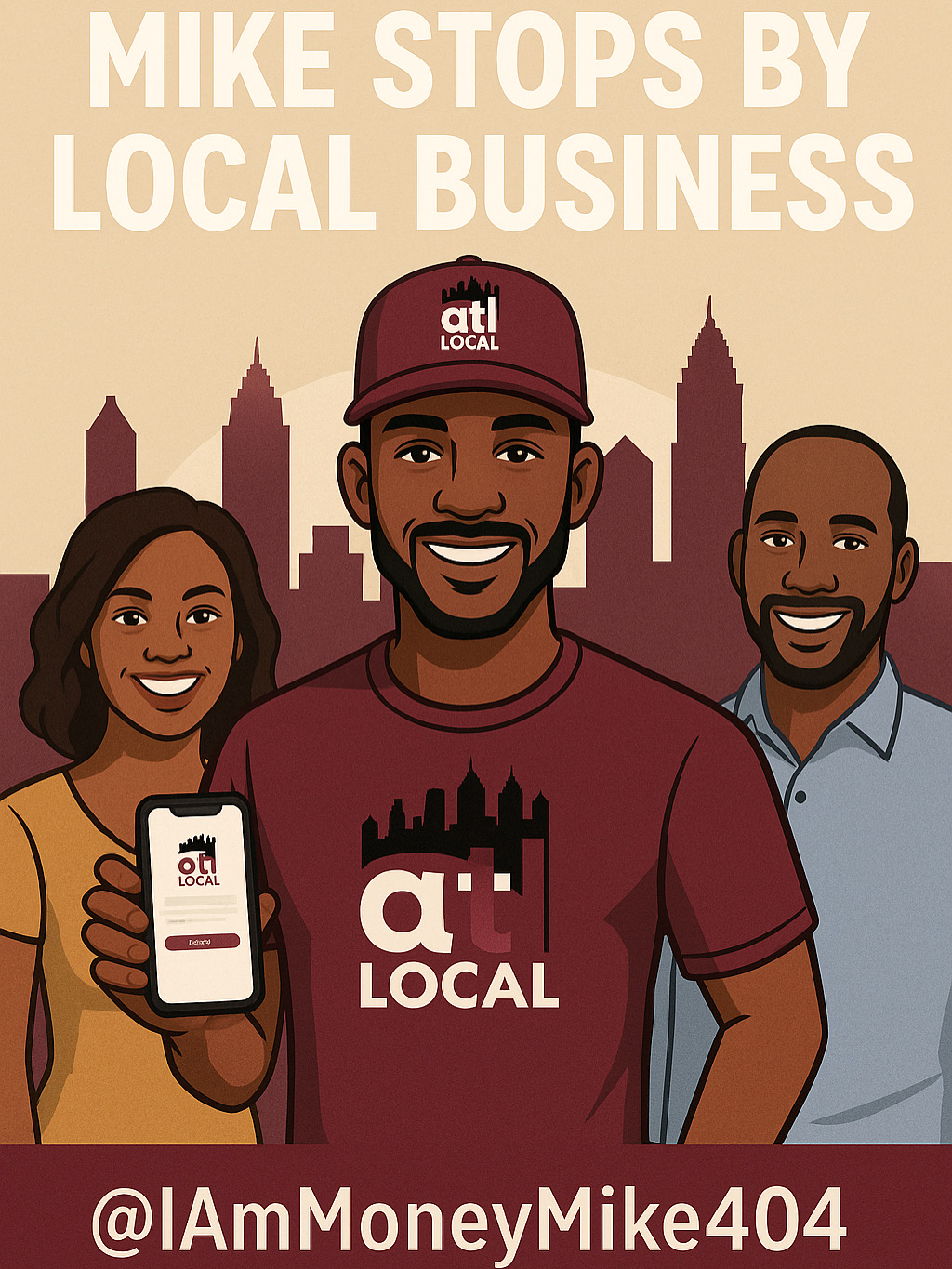 MoneyMike404 exploring Atlanta